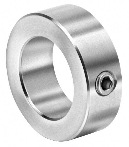 Climax Metal Products - 4-7/16" Bore, Steel, Set Screw Shaft Collar - 5-1/2" Outside Diam, 1-1/8" Wide - Americas Industrial Supply