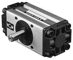 SMC PNEUMATICS - 80mm Bore, 180° Rotation, Rack & Pinion Air Actuator - 150 Max psi - Americas Industrial Supply