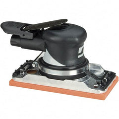 Dynabrade - 8,000 OPM, 16 CFM Air Consumption, Palm Air Orbital Sander - Rectangular Pad, 1/4 NPT Inlet - Americas Industrial Supply