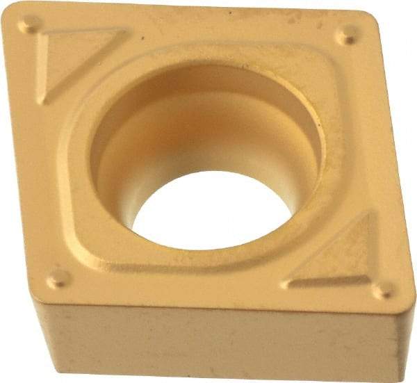 Sumitomo - CCMT432 ENK Grade AC830P Carbide Turning Insert - 80° Diamond, 1/2" Inscr Circle, 3/16" Thick, 1/32" Corner Radius - Americas Industrial Supply