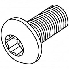 Kennametal - Cap Screw for Indexable Boring - For Use with Cartridges - Americas Industrial Supply