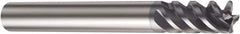 Sandvik Coromant - 1/4", 1/2" LOC, 1/4" Shank Diam, 3" OAL, 4 Flute, Solid Carbide Square End Mill - Single End, Spiral Flute, 50° Helix, Centercutting, Right Hand Cut, Right Hand Flute, Series CoroMill Plura - Americas Industrial Supply