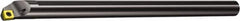 Sandvik Coromant - 1.2008" Min Bore Diam, 12" OAL, 1" Shank Diam, E..SCLCR/L Indexable Boring Bar - Screw-On Holding Method - Americas Industrial Supply