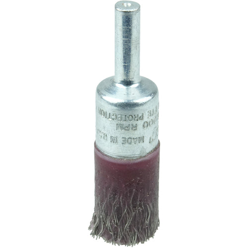 1/2″ Polyflex Encapsulated Crimped Wire End Brush, .0104″ Stainless Steel Fill - Americas Industrial Supply