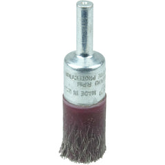1/2″ Polyflex Encapsulated Crimped Wire End Brush, .0104″ Stainless Steel Fill - Americas Industrial Supply
