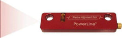 Johnson Level & Tool - 1 Beam 100' (Interior) Max Range Sheave Alignment Trainer - Red Beam, 1/16" at 10' Accuracy, 1-3/4" Long x 3/4" Wide x 6-3/4" High, Battery Included - Americas Industrial Supply