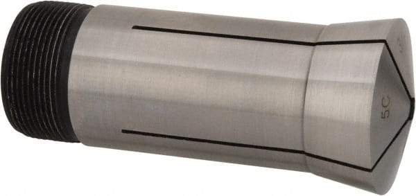 Interstate - 3/16 Inch 5C Square Collet - 3.28" Overall Length, 1.041-24 Internal Thread Size, Steel, 0.0032 Inch TIR - Exact Industrial Supply