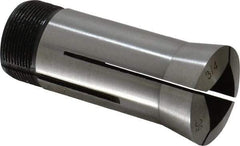 Interstate - 3/4 Inch 5C Square Collet - 3.28" Overall Length, 1.041-24 Internal Thread Size, Steel, 0.0039 Inch TIR - Exact Industrial Supply