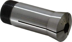Interstate - 1/2 Inch 5C Hex Collet - 3.28" Overall Length, 1.041-24 Internal Thread Size, Steel, 0.0039 Inch TIR - Exact Industrial Supply