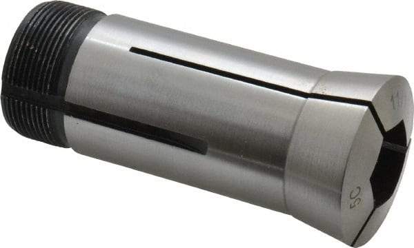 Interstate - 11/16 Inch 5C Hex Collet - 3.28" Overall Length, 1.041-24 Internal Thread Size, Steel, 0.0039 Inch TIR - Exact Industrial Supply