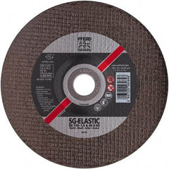 PFERD - 46 Grit, 4-1/2" Wheel Diam, 1/8" Wheel Thickness, Type 27 Depressed Center Wheel - Aluminum Oxide - Americas Industrial Supply