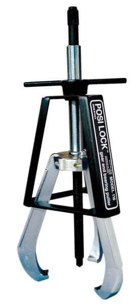 Posi Lock Puller - 25" Spread, 40 Ton Capacity, Puller - 14" Reach, 32" Long, For Bearings, Gears & Pulleys - Americas Industrial Supply