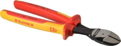 Knipex - 10" OAL, 3/16" Capacity, Diagonal Cutter - 15/16" Jaw Length x 1-1/16" Jaw Width - Americas Industrial Supply