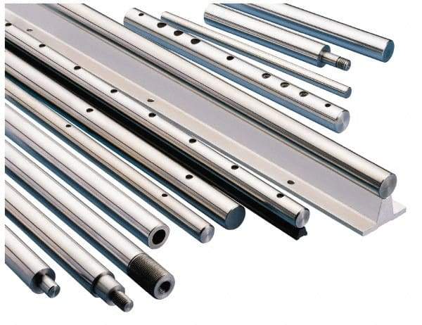 Thomson Industries - 1-1/2" Diam, 54" Long, Stainless Steel Standard Round Linear Shafting - 50-55C Hardness, 1.2494/1.2489 Tolerance - Americas Industrial Supply