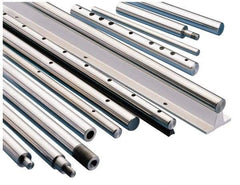 Thomson Industries - 3/8" Diam, 18" Long, Stainless Steel Standard Round Linear Shafting - 50-55C Hardness, .3745/.3740 Tolerance - Americas Industrial Supply