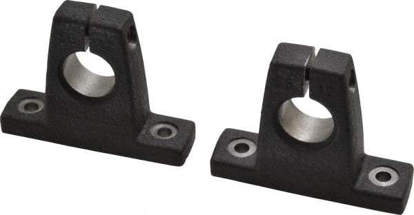 Thomson Industries - 3/4" Diam, Malleable Iron Alloy Shaft Support - Plain Shafting - Americas Industrial Supply