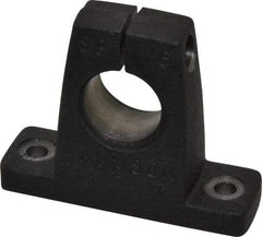 Thomson Industries - 1" Diam, Malleable Iron Alloy Shaft Support - Plain Shafting - Americas Industrial Supply