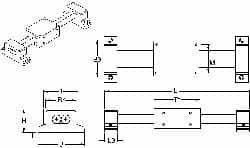 Thomson Industries - Manually Driven Linear Motion System - 24" Long x 1-3/4" Wide - Americas Industrial Supply