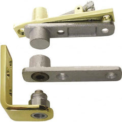 Stanley - Pivot Hinges Finish/Coating: Satin Chrome Material: Brass - Americas Industrial Supply