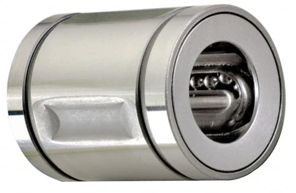 Thomson Industries - 4" Inside Diam, 5,000 Lbs. Dynamic Capacity, Open Linear Bearing - Americas Industrial Supply