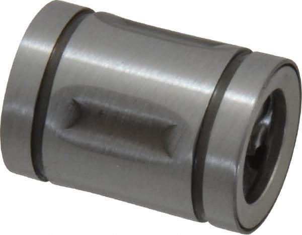 Thomson Industries - 3/8" ID, 37 Lb Dynamic Load Capacity, Closed Linear Bearing - 5/8" OD - Americas Industrial Supply