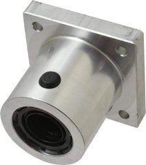 Thomson Industries - 1-3/4" Inside Diam, 600/1200 Lbs. Dynamic Capacity, Single Flanged Pillow Block Linear Bearing - 2.38" Overall Width - Americas Industrial Supply