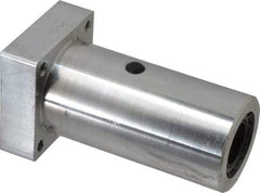Thomson Industries - 1" Inside Diam, 1900/3800 Lbs. Dynamic Capacity, Twin Flanged Pillow Block Linear Bearing - 2-3/4" Overall Width - Americas Industrial Supply