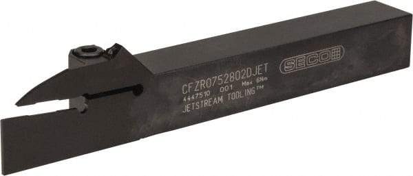 Seco - CFZR, Right Hand Cut, 3/4" Shank Height x 3/4" Shank Width, Indexable Turning Toolholder - 6" OAL, LC.. 2802.. Insert Compatibility, Series Multi-Directional Turning (MDT) - Americas Industrial Supply