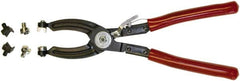 Mag-Mate - 10-1/2" OAL, Hose Clamp Pliers - Straight Jaw, Vinyl Coated Handles - Americas Industrial Supply