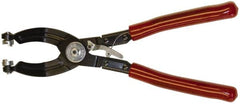 Mag-Mate - 10-1/2" OAL, Hose Clamp Pliers - 45° Jaw, Vinyl Coated Handles - Americas Industrial Supply