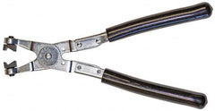 Mag-Mate - 9" OAL, Click Style Hose Clamp Pliers - Straight Jaw, Vinyl Coated Handles - Americas Industrial Supply