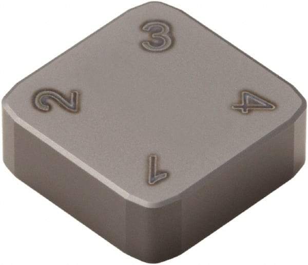 Seco - SNEN32 M08 Grade CBN200 CBN Milling Insert - Uncoated, 1/8" Thick, 3/8" Inscribed Circle - Americas Industrial Supply