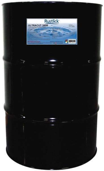 Rustlick - Ultracut 380R, 55 Gal Drum Cutting & Grinding Fluid - Semisynthetic - Americas Industrial Supply