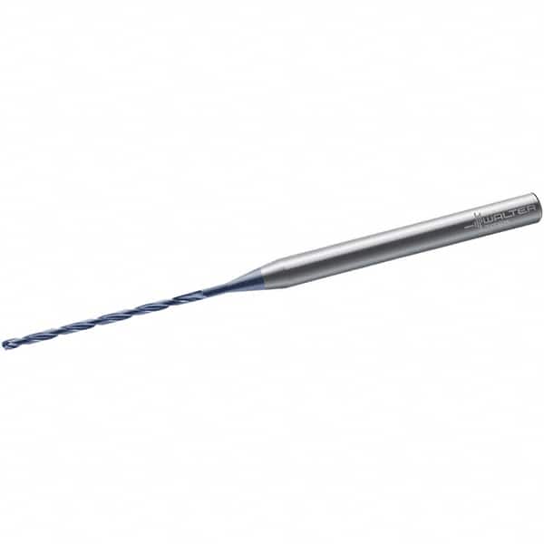 Walter-Titex - 1.8mm, 140° Point, Solid Carbide Micro Drill Bit - 68mm OAL, 28mm Flute Length, 3mm Shank Diam, Series A6588TML - Americas Industrial Supply