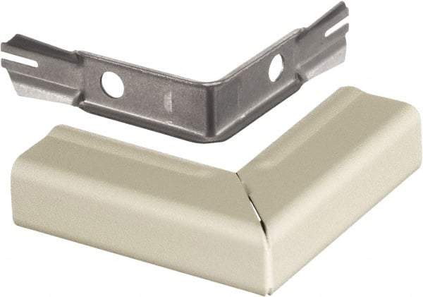 Hubbell Wiring Device-Kellems - 2.59 Inch Long x 0.9 Inch Wide x 2.59 Inch High, Raceway Elbow End - Ivory, For Use with HBL500 Series Raceways and HBL750 Series Raceways - Americas Industrial Supply