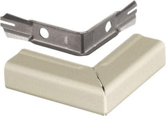 Hubbell Wiring Device-Kellems - 2.59 Inch Long x 0.9 Inch Wide x 2.59 Inch High, Raceway Elbow End - Ivory, For Use with HBL500 Series Raceways and HBL750 Series Raceways - Americas Industrial Supply