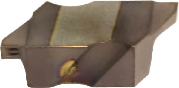 Sumitomo - 3078SG CB Grade EH520V, 0.088" Cutting Width Carbide Grooving Insert - 3/32" Max Depth of Cut, Neutral, 0.005 to 0.01" Corner Radius, TiAlN Finish - Americas Industrial Supply