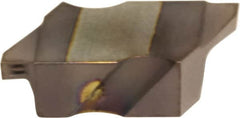 Sumitomo - 3078SG CB Grade EH520V, 0.088" Cutting Width Carbide Grooving Insert - 3/32" Max Depth of Cut, Neutral, 0.005 to 0.01" Corner Radius, TiAlN Finish - Americas Industrial Supply