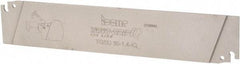 Iscar - 1.378" Blade Height, 0.041" Blade Width, 7.087" OAL, Neutral Cut, Single End Indexable Cut-Off Blade - TGSU Blade, Tang-GripIQ Series - Americas Industrial Supply