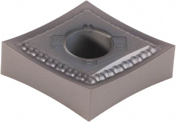 Kennametal - CNMG430 MS Grade KCU25 Carbide Turning Insert - AlTiN Finish, 80° Diamond, 1/2" Inscr Circle, 3/16" Thick, 0.004" Corner Radius - Americas Industrial Supply