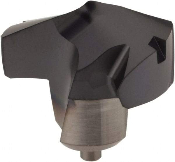 Kennametal - Series KenTIP, 22.5mm Diam Grade KCP15 140° Replaceable Drill Tip - Carbide, AlTiN Finish, ZA Seat Size - Americas Industrial Supply
