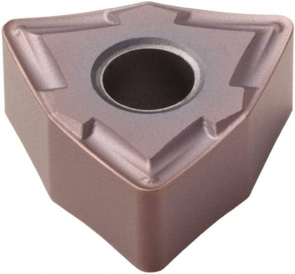 Seco - WNMG331 MF2 Grade TP1030 Cermet Turning Insert - Uncoated, 80° Trigon, 3/8" Inscr Circle, 3/16" Thick, 1/64" Corner Radius - Americas Industrial Supply