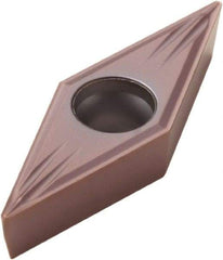 Seco - VBMT331 MF2 Grade TP1030 Cermet Turning Insert - Uncoated, 35° Diamond, 3/8" Inscr Circle, 3/16" Thick, 1/64" Corner Radius - Americas Industrial Supply