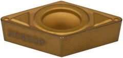 Sumitomo - DCMT32.52 ENK Grade AC820P Carbide Turning Insert - 55° Diamond, 3/8" Inscr Circle, 5/32" Thick, 1/32" Corner Radius - Americas Industrial Supply