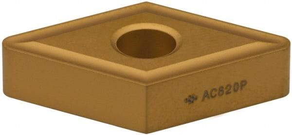 Sumitomo - DNMG432 ENZ Grade AC820P Carbide Turning Insert - 55° Diamond, 1/2" Inscr Circle, 3/16" Thick, 1/32" Corner Radius - Americas Industrial Supply
