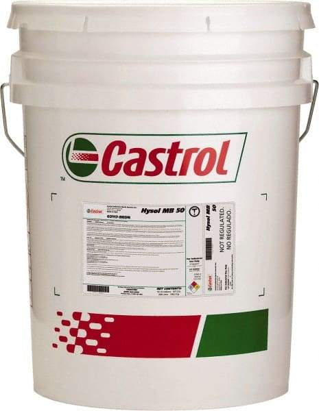 Castrol - Hysol MB 50, 5 Gal Pail Cutting & Grinding Fluid - Water Soluble - Americas Industrial Supply