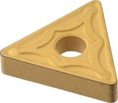 Sumitomo - TNMG322 EUX Grade AC820P Carbide Turning Insert - 60° Triangle, 3/8" Inscr Circle, 1/8" Thick, 1/32" Corner Radius - Americas Industrial Supply
