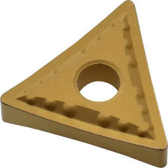 Sumitomo - TNMG432 EUP Grade AC820P Carbide Turning Insert - 60° Triangle, 1/2" Inscr Circle, 3/16" Thick, 1/32" Corner Radius - Americas Industrial Supply