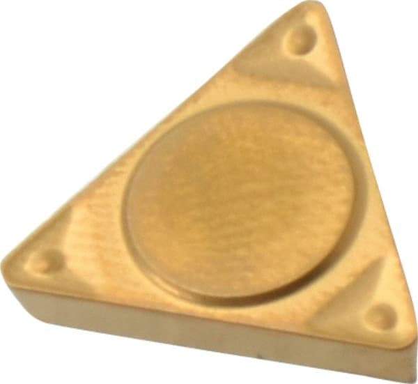 Sumitomo - TPMR322 ENF Grade AC830P Carbide Turning Insert - 60° Triangle, 3/8" Inscr Circle, 1/8" Thick, 1/32" Corner Radius - Americas Industrial Supply