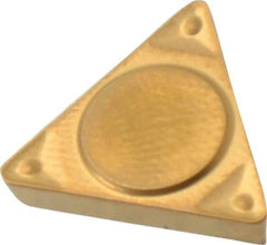 Sumitomo - TPMR322 ENF Grade AC830P Carbide Turning Insert - 60° Triangle, 3/8" Inscr Circle, 1/8" Thick, 1/32" Corner Radius - Americas Industrial Supply